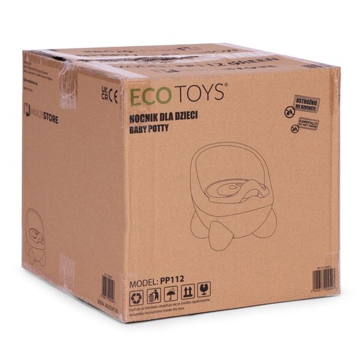 Eco Toys Noša za decu sa uklonivim umetkom i neklizajućim nogicama, zelena, PP112 GREEN