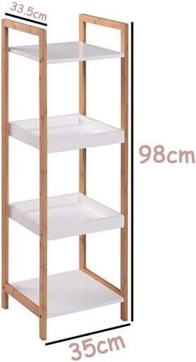 Bolzz Polica bamboo 4 BOLBAMB0004