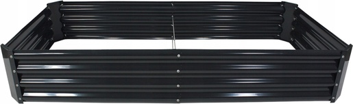 Chomik Baštenska žardinjerica 240 cm za povrće i cveće pravougaona antracit ZAK8427