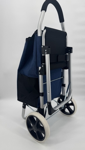 Bolzz Kolica za pijacu sa sedistem plavo-crna BOLKOLSEDNAV