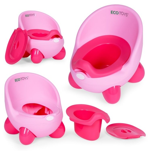 Eco Toys Noša za decu sa uklonivim umetkom i neklizajućim nogicama, roze, PP112 PINK