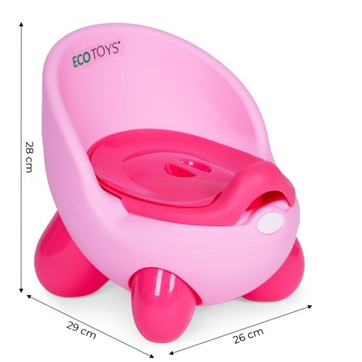 Eco Toys Noša za decu sa uklonivim umetkom i neklizajućim nogicama, roze, PP112 PINK