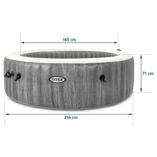 Intex Đakuzi na naduvavanje sa hidromasažom za 6 osoba,wifi premium dodatna oprema, 28442