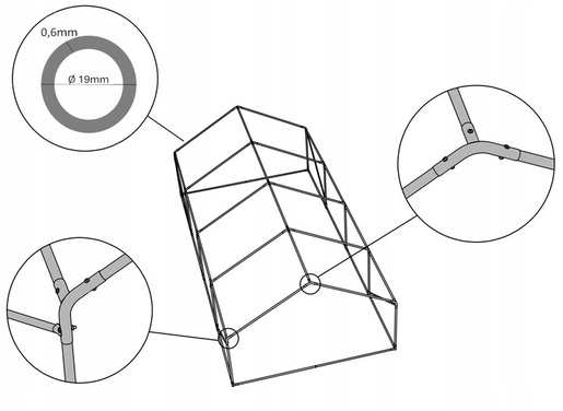 Chomik Metalni kavez za životinje TUN4030