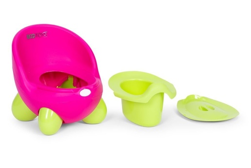 Eco Toys Noša za decu sa uklonivim umetkom i neklizajućim nogicama, roze - zelena, PP112 PINK/GR