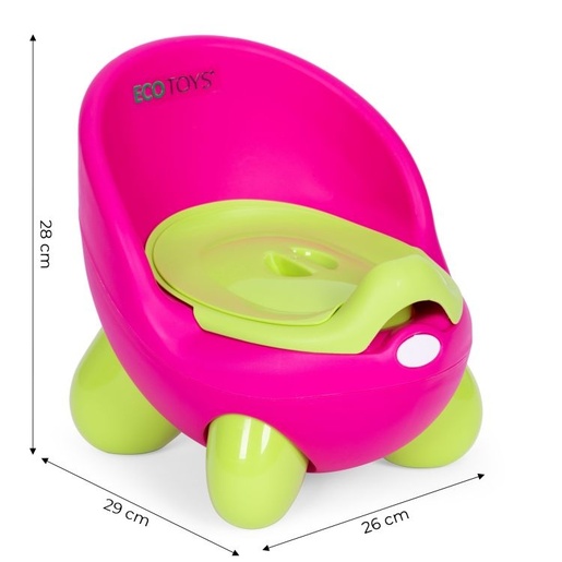 Eco Toys Noša za decu sa uklonivim umetkom i neklizajućim nogicama, roze - zelena, PP112 PINK/GR