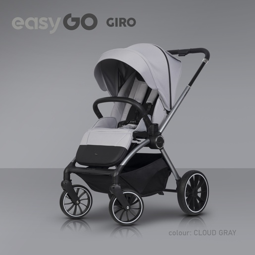 Euro Cart easy go giro 2u1 kolica za bebe cloudy grey W/EA/GIRO/CG