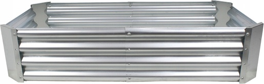 Chomik Baštenska žardinjerica 240 cm za povrće i cveće pravougaona pocinkovana ZAK8304