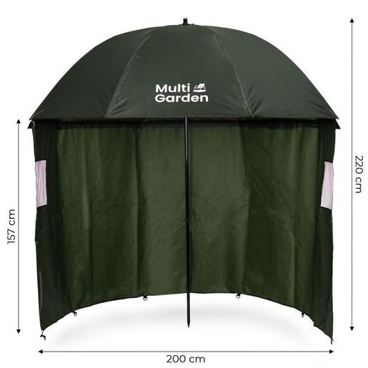 Multi Garden Ribolovački suncobran podesive visine sa zidovima, GB-YNFS250