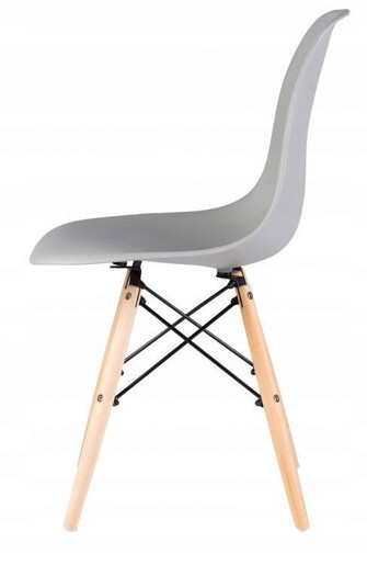 Modern Home Milano set 4 stolice svetlo siva PC-005 LG