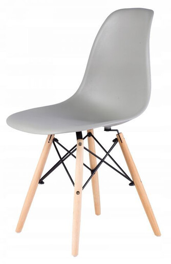 Modern Home Milano set 4 stolice svetlo siva PC-005 LG