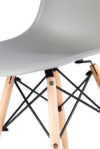 Modern Home Milano set 4 stolice svetlo siva PC-005 LG