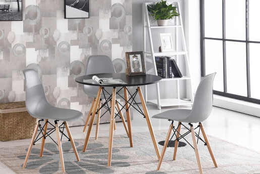 Modern Home Milano set 4 stolice svetlo siva PC-005 LG