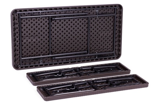 Modern Home Sklopivi set 120 cm sto sa 2 klupe banquet – brown RAK-120D BROWN