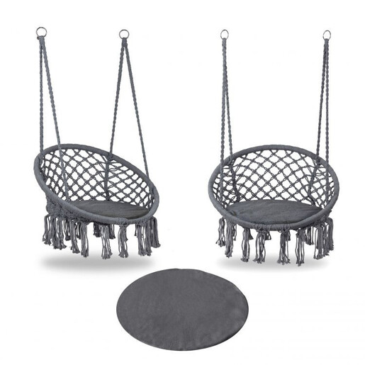 Modern Home Ljuljaska za terasu modern siva GW-076A GREY