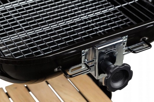 Multi Garden Veliki baštenski roštilj sa podesivom rešetkom i drvenim policama, A-SK18T