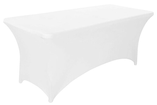 Modern Home Univerzalna navlaka za sto 180 cm bela HTSP6FT WHITE