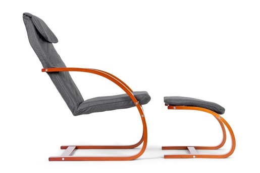 Modern Home Stolica za ljuljanje sa naslonom za noge walnut TXWQM-31-6WAL