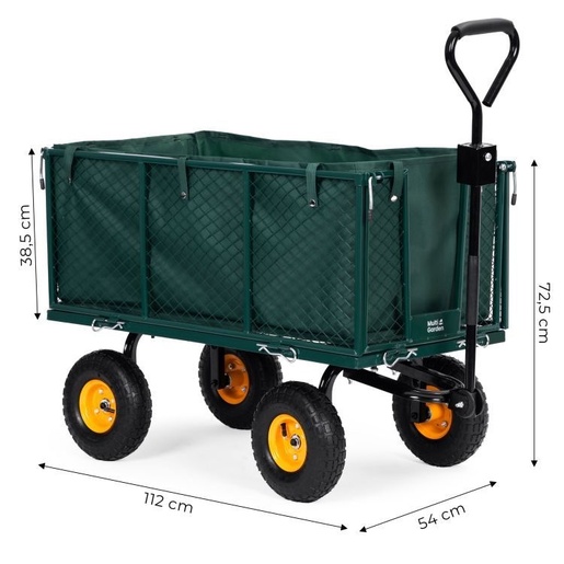 Multi Garden Baštenska transportna kolica za traktor, nosivosti do 400 kg, 1018