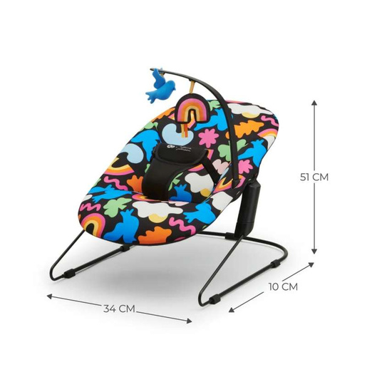 Kinderkraft stolica za ljuljanje calmee happy shapes KBCALM00HAP0000
