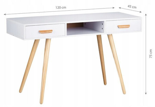 Modern Home Radni sto sa 2 fioke WYJ-038