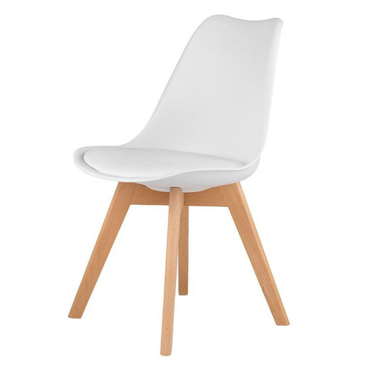 Modern Home Trpezarijske stolice set 4 kom filipo bela PC-003 WHITE