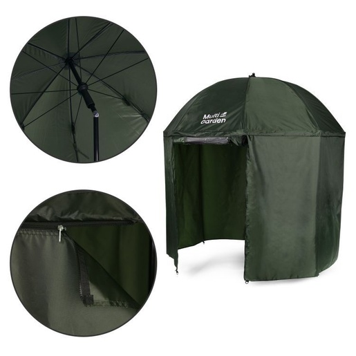 Multi Garden Ribolovački suncobran podesive visine sa potpunim pokrivačem, GB-YNFS240