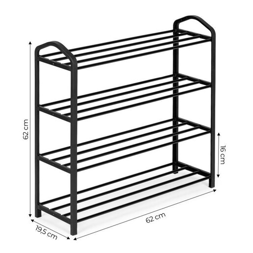 Modern Home Polica za obucu metal 4 XJ43K BLACK