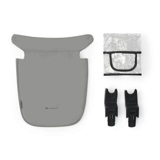 KINDERKRAFT KOLICA ZA BEBE NEWLY SET 3U1 MOONLIGHT GREY