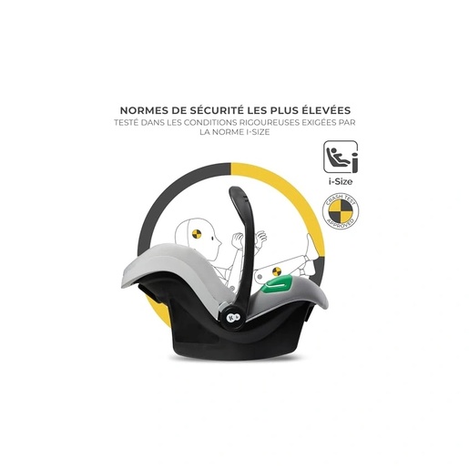 KINDERKRAFT KOLICA ZA BEBE NEWLY SET 3U1 MOONLIGHT GREY