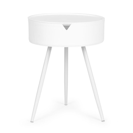 Modern Home Okrugli stočić sa uklonivim poklopcem CT3022 WHITE