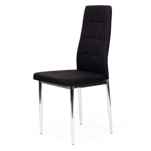 Modern Home Trpezarijske stolice set 4 kom tami DC858F-4 BLACK