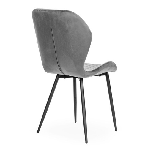 Modern Home Trpezarijske stolice set 4 kom velour siva MC-188