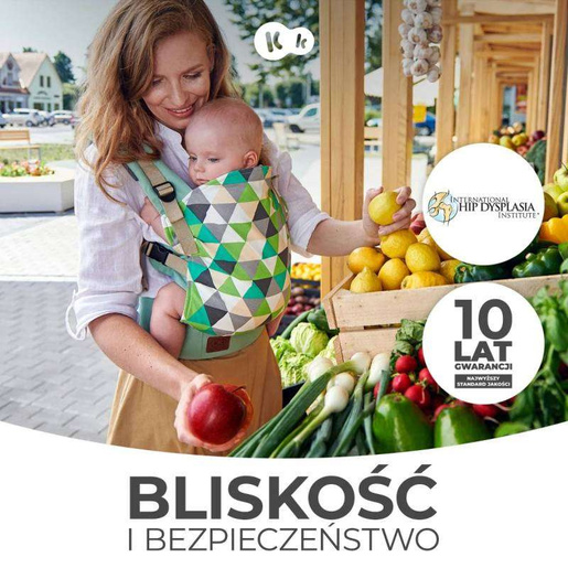 Kinderkraft nosiljka za bebu nino confeti denim KNNINOCODEN0000