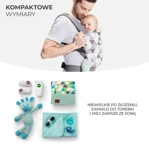Kinderkraft nosiljka za bebu nino confeti denim KNNINOCODEN0000