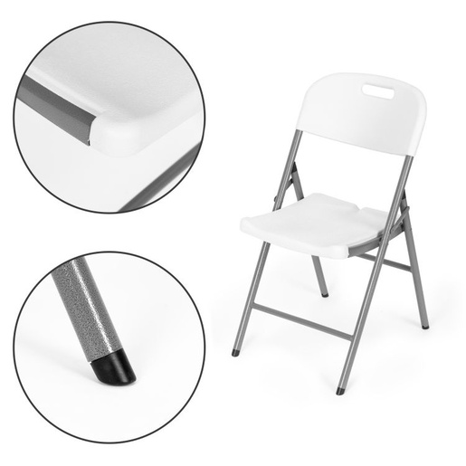 Modern Home Set od 2 sklopivih stolica white HT002