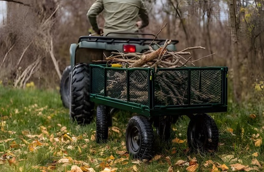 Multi Garden Transportna kolica za baštu 200 kg sa bočnim panelima koji se otvaraju, točkovi na naduvavanje 1017