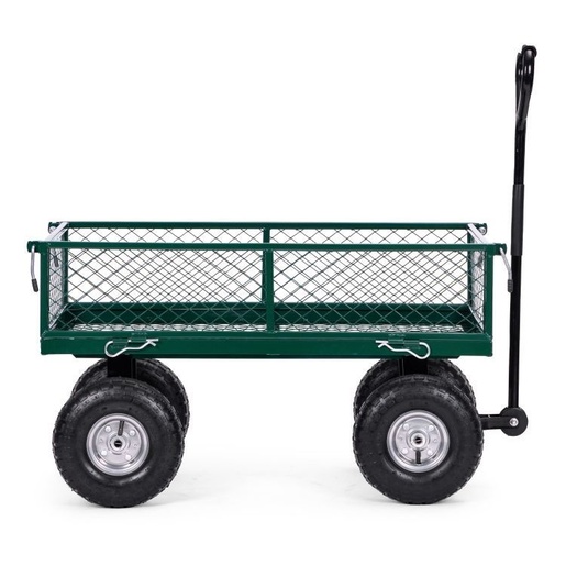 Multi Garden Transportna kolica za baštu 200 kg sa bočnim panelima koji se otvaraju, točkovi na naduvavanje 1017