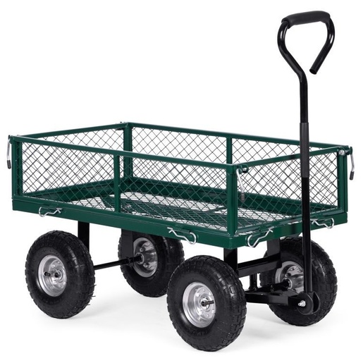 Multi Garden Transportna kolica za baštu 200 kg sa bočnim panelima koji se otvaraju, točkovi na naduvavanje 1017