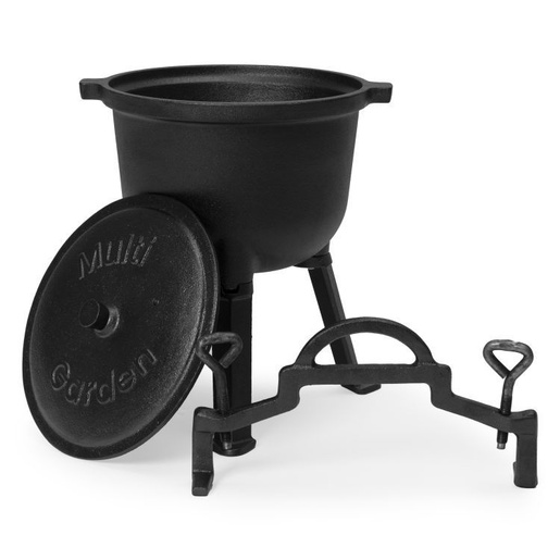 Multi Garden Liveni gvozdeni kotlić 5l, lovački lonac VK5L BLACK