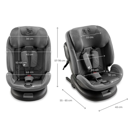 Kinderkraft Auto sedište xpedition3 i-size 40-150cm grey KCXPED03GRY0000