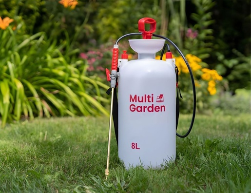 Multi Garden Prskalica sa pritiskom 8l baštenska ručna 2.2-2.5 bar dugačak nastavak, pumpa sa klipom RS-S8001A