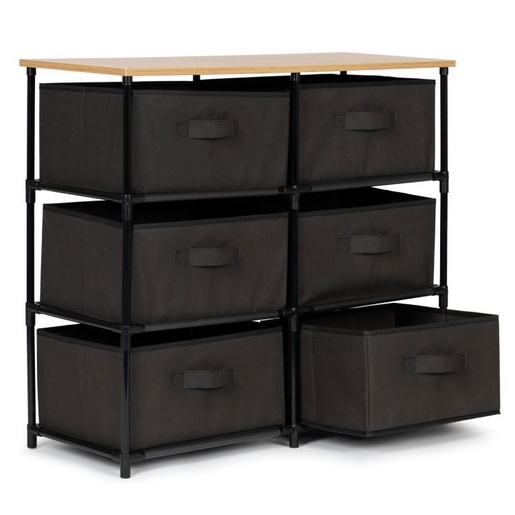 Modern Home Police za odlaganje sa tekstilnim korpama, SNJ763068 DG