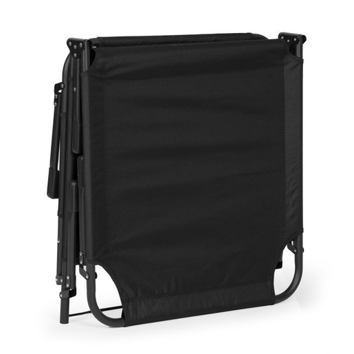 Multi Garden Sklopiva baštenska ležaljka za pecanje sa jastukom, crna, GBFB-3FW66