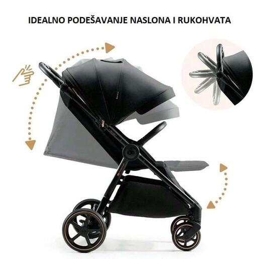 KINDERKRAFT KOLICA MITZY - BLACK
