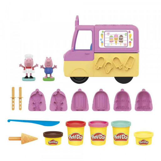 PLAY DOH PEPPAS ICE CREAM PLAYSET F3597