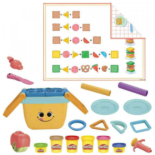PLAY DOH PICNIC SHAPES STARTER SET F6916