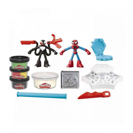 PLAY-DOH SPIDERMAN LAUNCH AND SLICE BATTLE F9827
