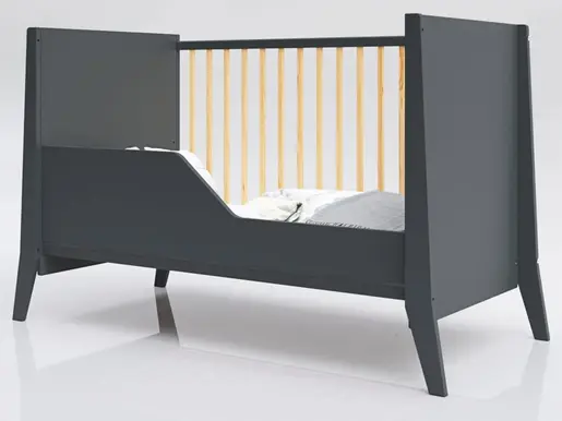 Lettino Cosmo 120X60 Antracit Pine