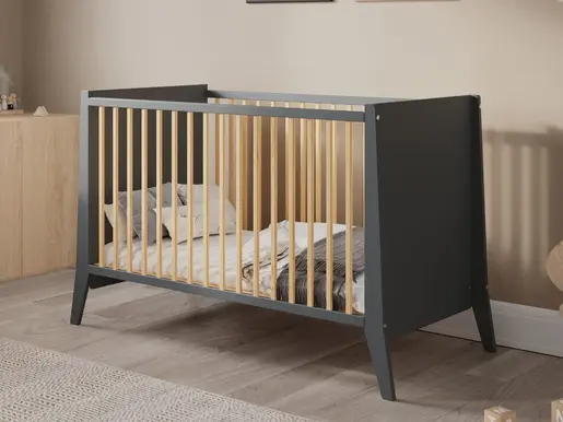 Lettino Cosmo 120X60 Antracit Pine